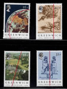 Great Britain Scott 1058-1061 MNH** Greenwich Meridian set 1984