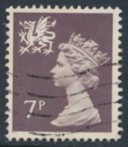 Wales  Machin 7p SG W23   SC# WMMH8 Used colour bleached???? see details    