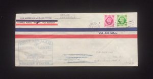 D) 1967, ENGLAND, LETTER SENT TO NEWFOUNDLAND, FIRST AIR MAIL, WITH