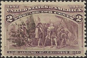 # 231 BROWN VIOLET USED LANDING OF COLUMBUS SCV-0.30