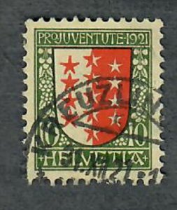 Switzerland B18 used single