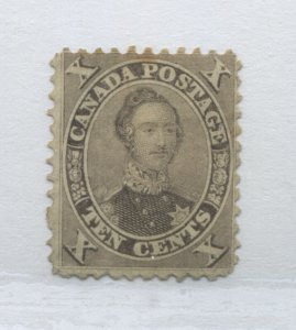 1859 QV 10 cents brown Prince Albert mint no gum