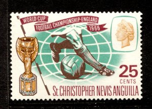 St. Christopher Nevis Anguilla #174 MINT OG VLH XF SINGLE - POST OFFICE FRESH