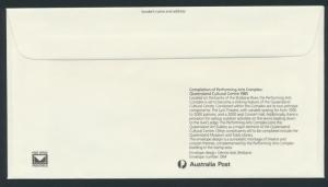 Australia PrePaid Envelope 1985  - Performing Arts Complex Queensland