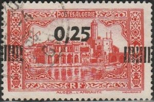 Algeria, #122 Used  From 1938