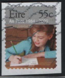 Ireland 2009 used Sc 1834a 55c Girl writing letter An Post 25th ann Perf 14 o...