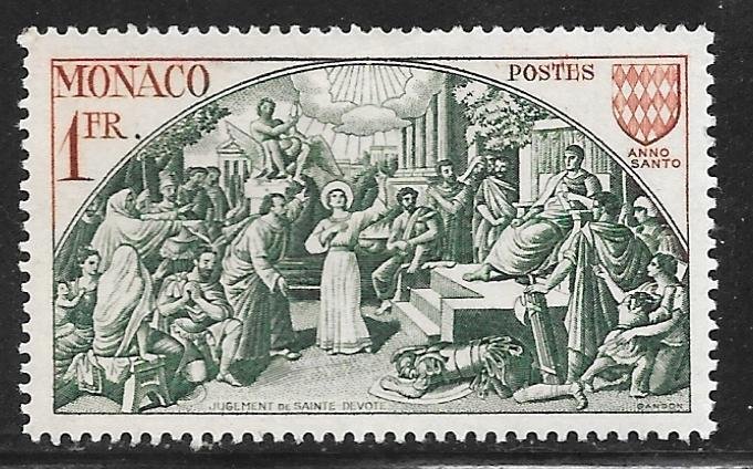 Monaco 264: 1f Judgement of St Devote, MH, F-VF
