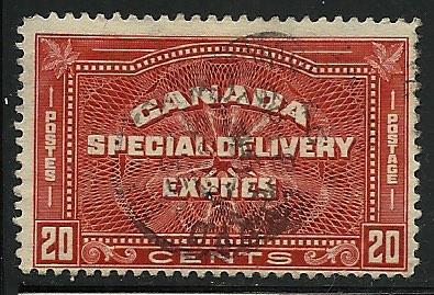 Canada # E5, Used. CV $ 17.50