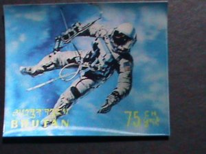 ​BHUTAN-1970-SC# 118F-WALKING IN SPACE-CONQUEST OF SPACE-3D MINT VF LAST ONE