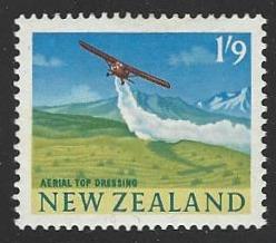 New Zealand #360 Mint Lightly Hinged Plane Spraying