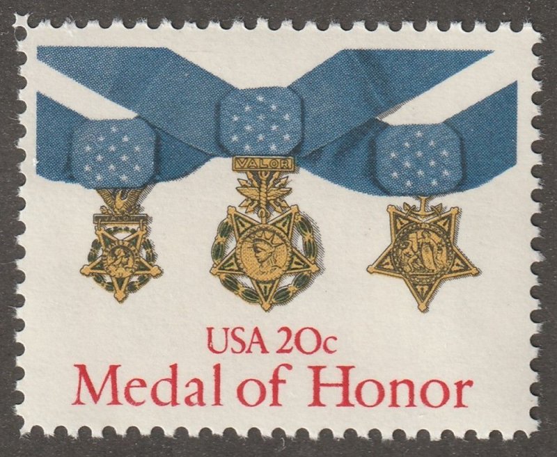 United States, Postage, Stamp, Scott#2045, Mint Never Hinged Medal of Honor