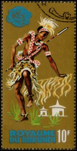 Burundi 92 - Cto - 10fr Dancer / NY World's Fair (1964) +