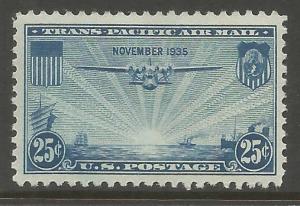 UNITED STATES C20, MINT HINGED, AIR MAIL, CHINA CLIPPER OVER PACIFIC