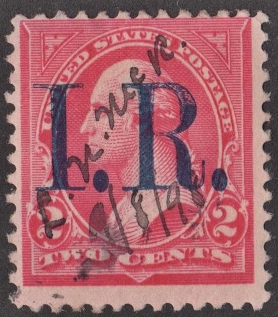 R155 2¢ Internal Revenue Stamp (1898) Used