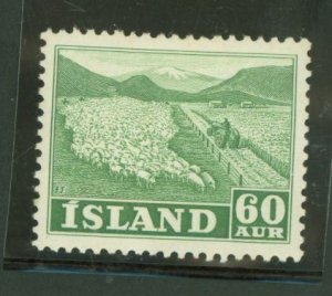 Iceland #261 Unused Single