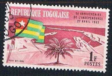 Togo 449 Used Flag and Harbor (BP06211)