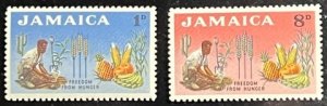 Jamaica Scott# 201-202 VF NH Unused Set of 2 Cat $1.05