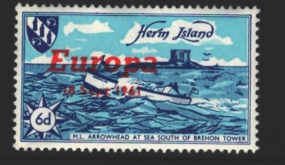 Herm Island 1961 MH