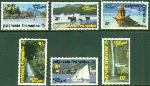 FRENCH POLYNESIA 581-586 BIN $2.75
