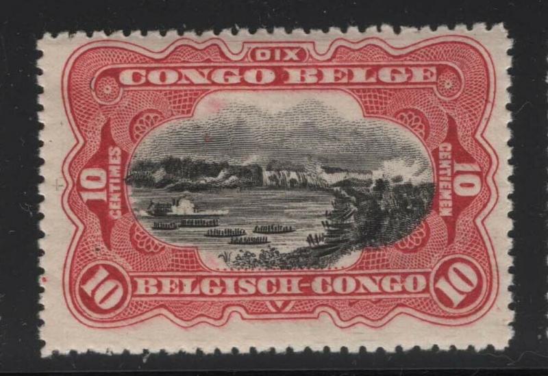 Belgian Congo 1915 5c Palm Tree & 10c River Scene Sc# 48 & 61 NH