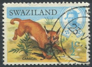 Swaziland Sc#160 Used, ½c multi, Fauna (1969) (1969)