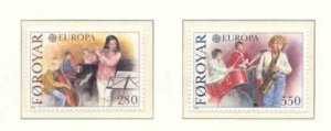 Faroe Islands Sc 125-6 1985 Europa stamp set mint NH