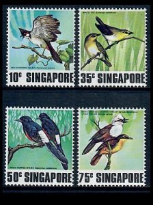 Singapore 295-298 Singing Birds Set of Four Stamps MNH