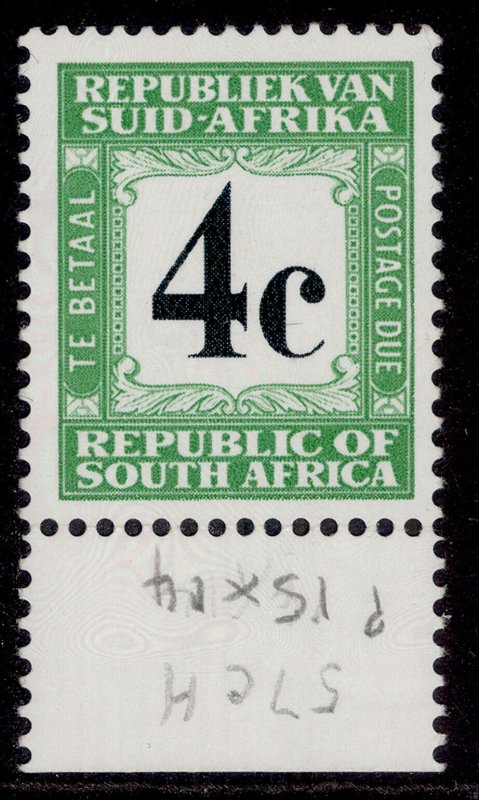 SOUTH AFRICA QEII SG D63, 41c dark green & pale green, NH MINT. Cat £32.