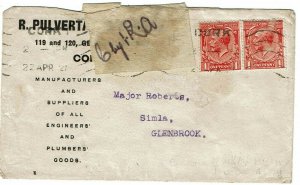 Ireland 1921 Cork cancel on Civil War cover, IRA censored