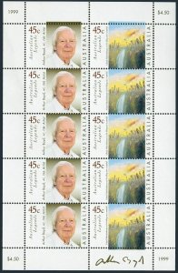 Australia 1719-1720a sheet,MNH. Legends 1999:Artur Boyd,artist.Painting.