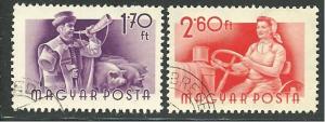 Hungary #1116+ 14 Different, Industry & Workers, Used**-