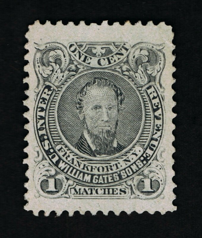 EXCEPTIONAL SCOTT #RO92d PRIVATE DIE WILLIAM GATES & SONS ON WMK-191R PAPER