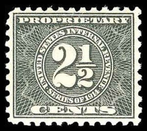 U.S. REV. PROPRIETARY RB38  Mint (ID # 83742)