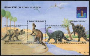 Saint Vincent Stamp 2021  - Dinosaurs