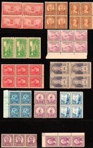United States 1920's and 30's Blocks - Large CV