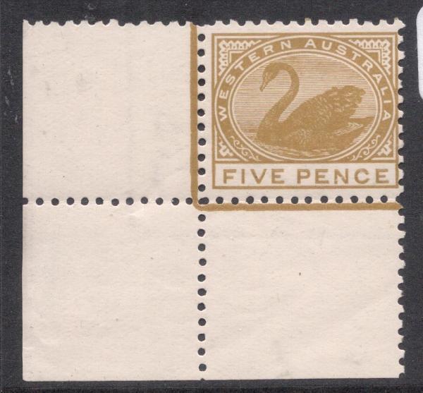 Western Australia SG 143 LL Corner Copy MNH (7dlt)