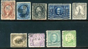 USAstamps Used FVF US Group Scotts 179, 326, 469, 692, 694, 696, 700, 701 