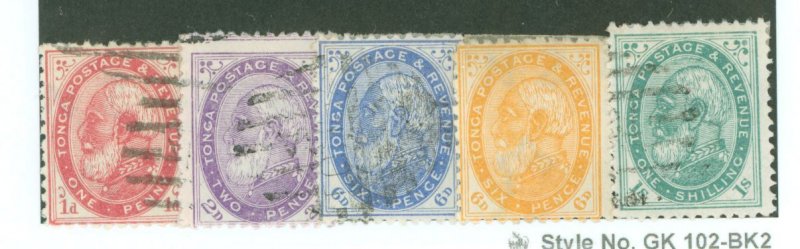 Tonga #1-5 Used