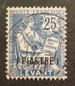 FRENCH Offices in Turkey Levant Scott 34 Used Stamp  Z-570