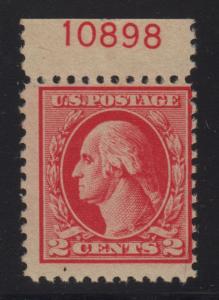 1920 Sc 526  offset MNH plate number single Hebert CV $150