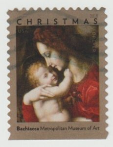 SC# 5331- (50c) - Madonna & Child - used single off paper