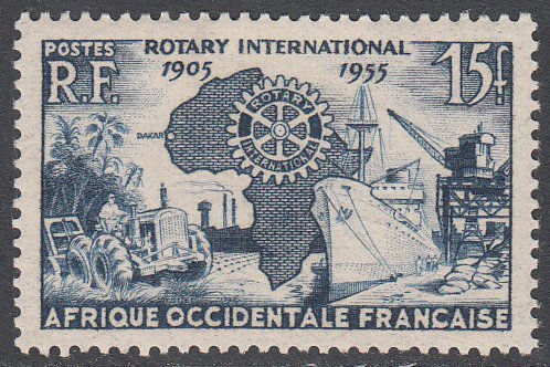 French West Africa 64 MVLH CV $2.40