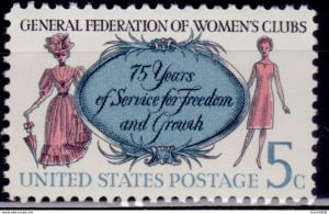 United States, 1966, Federation of Women's Clubs, 5c, sc#1316, MNH