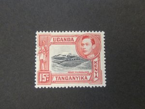 Kenya Uganda Tanganyika 1943 Sc 72b MH