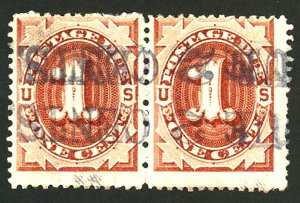 U.S. #J15 USED PAIR