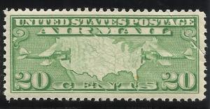 C9 20c MHR F/VF Centering Upper right corner crease repair; Faulty