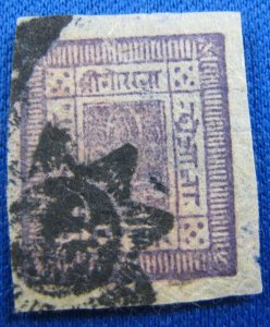 NEPAL 1898  -  SCOTT # 14   USED  (#2)
