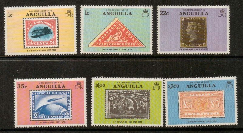 ANGUILLA SG358/63 1979 ROWLAND HILL  MNH