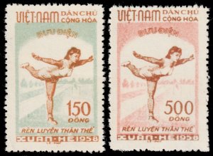 ✔️ NORTH VIETNAM 1958 - SPORTS PHYSICAL EDUCATION - SC. 67/68 MNGAI