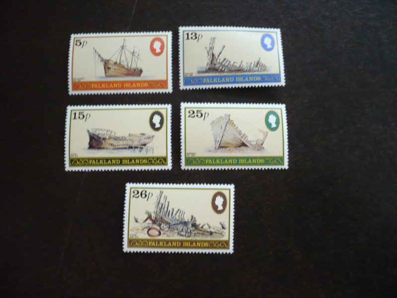 Stamps - Falkland Islands - Scott# 339-343 - Mint Never Hinged Set of 5 Stamps